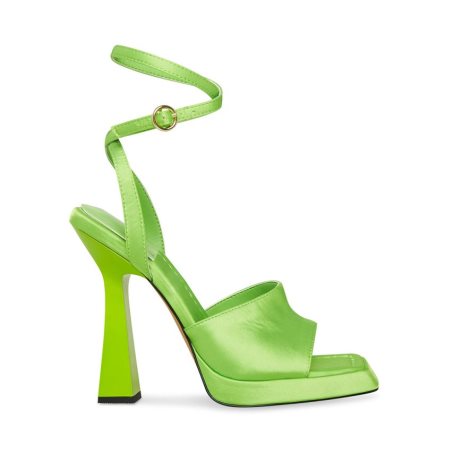 Green Steve Madden Kendall Women's Heels Sandals | PH 2389JYV